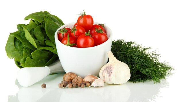 Świeże składniki na blacie